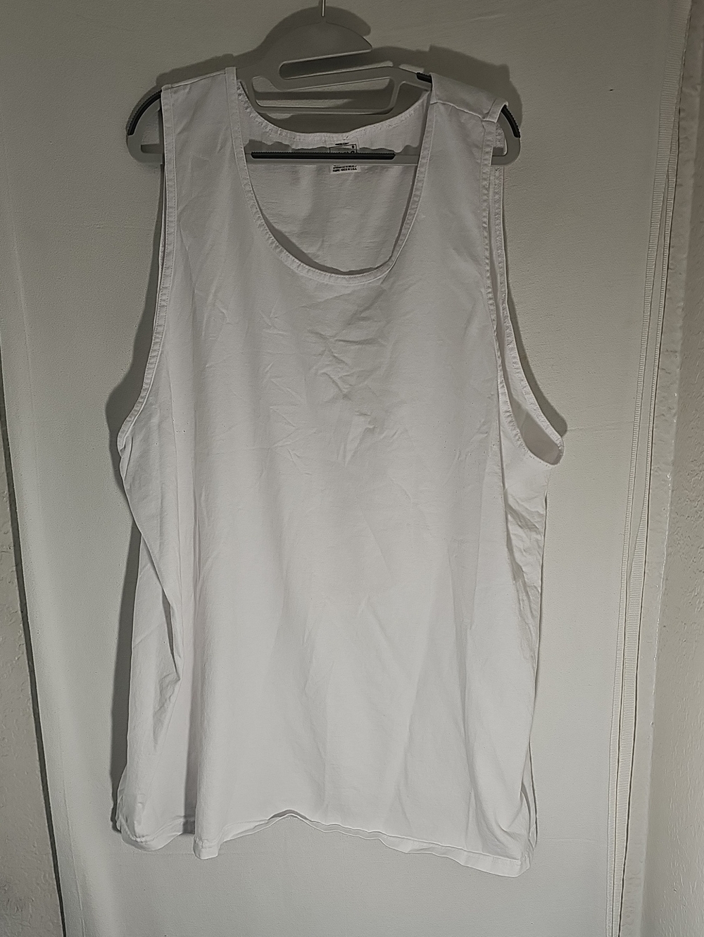 Men's White Muscle Tank - Lightweight Everyday Tank Top